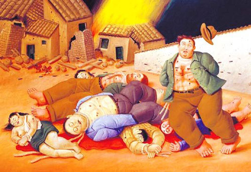 La Masacre en Colombia vista por Fernando Botero