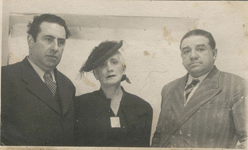 Pablo de Rokha, Winett de Rokha y Gamaliel Churata en la Paz, Bolivia, octubre de 1945