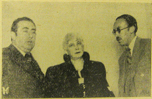 Pablo de Rokha, Winett de Rokha y el periodista Luis Alvira, La Paz, Bolivia, octubre de 1945