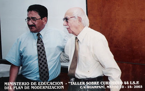 Imagen 4. Elías Rossi y Walter Peñaloza