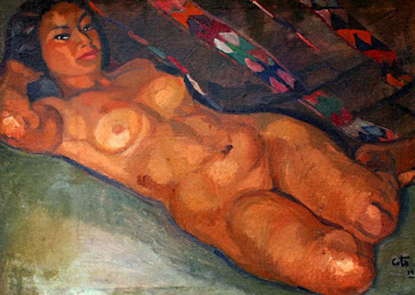 Imagen 3. <em>Desnudo andino</em>, de Cota Carvallo, 1933.