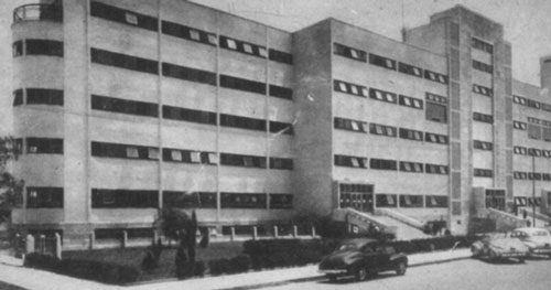Imagen 4.  Arquitectura arquitectónica. Hospital en Méjico -sic- Arq. J. Villagrán