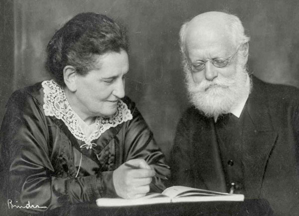 Karl Kautsky y su esposa Louise