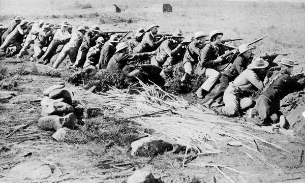 Milicias de las repúblicas bóeres en la guerra de 1899-1902.