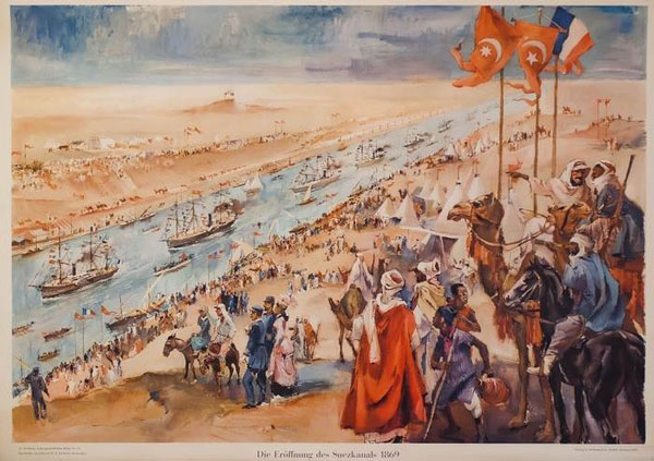 Inauguración del Canal de Suez (1869).