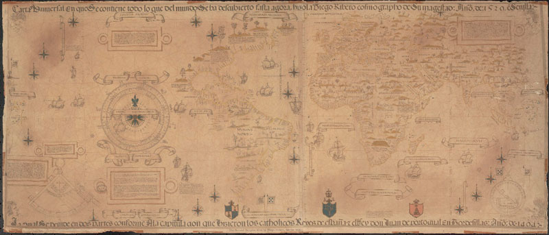 Planisferio de Diego Ribero (1529)