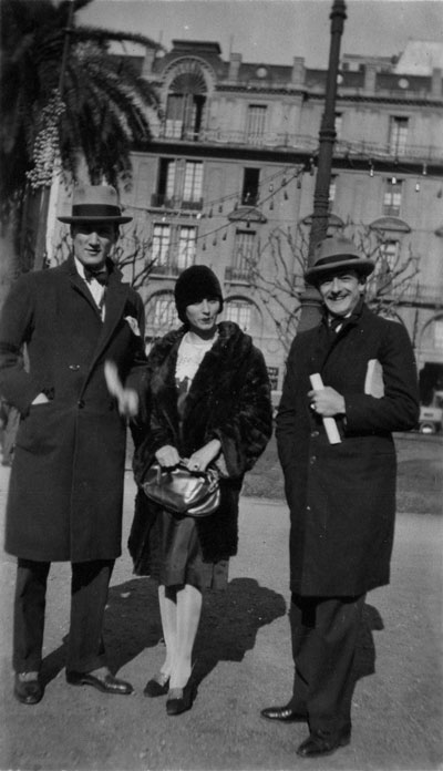 Blanca Luz Brum y César Miró. Postal a José Carlos Mariátegui. Invierno de 1928. Archivo José Carlos Mariátegui, Lima, Perú