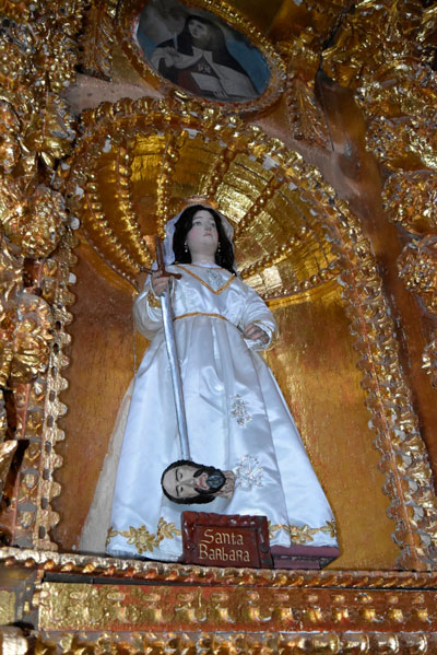 Santa Bárbara en Catedral de Ayacucho