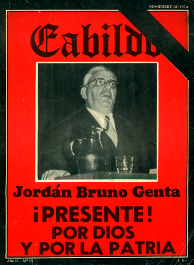 Portada del núm. 19 de Cabildo (1974)