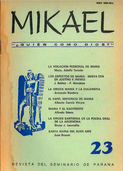 Portada del núm. 23 de Mikael (1980)