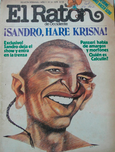 Sandro: ¿gitano o Krishna? 1977
