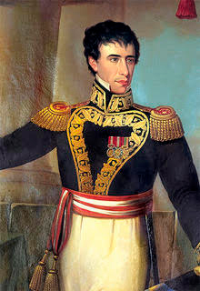 Mariscal Andrés Santa Cruz, retratado por José Gil de Castro