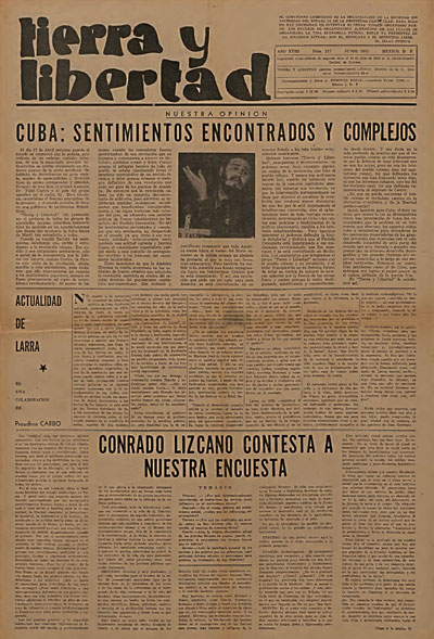 Tierra y Libertad (México), año XVIII, núm. 217, junio de 1961