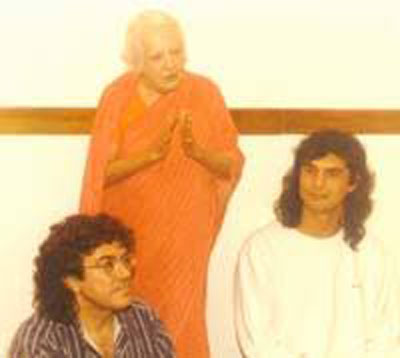 Piero con Indra Devi