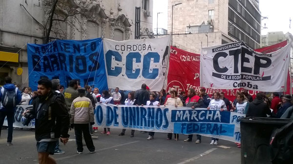 Marcha Federal en Córdoba