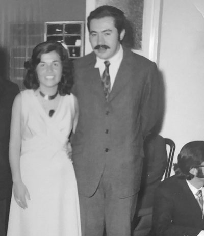 Hilda Tísoc y Ricardo Melgar, década de 1960