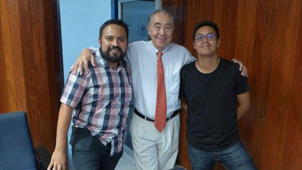 Mario Pavel, Ricardo Melgar y Anibal García