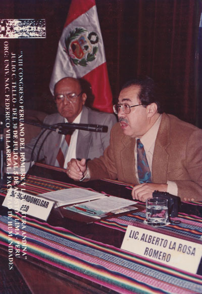 Ricardo Melgar, Lima, agosto de 2001