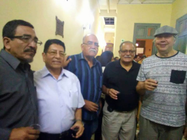 Gil Castro Torres, José Félix, Miguel Aragón Ojeda, Gustavo Pérez Hinojosa y Ricardo Melgar Bao, 28 de marzo de 2017