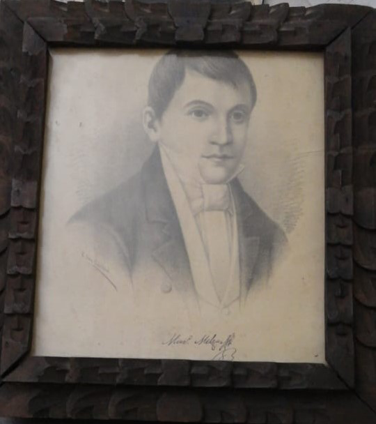 El retrato de Mariano Melgar perteneciente a Ricardo Melgar