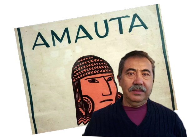Ricardo Melgar y portada del primer número de Amauta