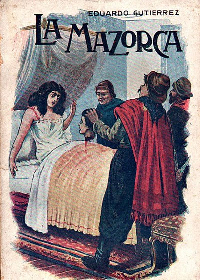 Portada del libro Mazorca de Eduardo Gutiérrez, edición de 1880