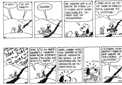 <em>El Cuy</em> (Juan Acevedo, 1979), esta tira corresponde a 1982