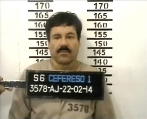 Imagen 1. El “Chapo” Guzmán. Fuente: Cuarto Oscuro.2014.
