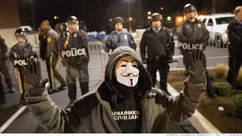 Imagen 2. Revueltas en Ferguson, Missouri. ©Agencia Anadou / Getty images.