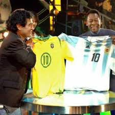 Imagen 13. Diego Maradona y Pele: un encuentro en la cumbre