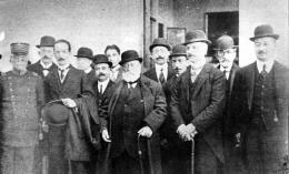 El gobernador Padilla e invitados internacionales en julio de 1916