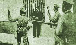 Juan B. Justo durante la represión del centenario de 1910