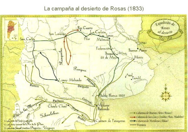 La campaña al desierto de Rosas (1833))