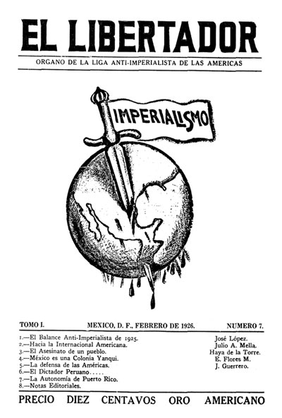 Portada de El Libertador (México), núm. 7, 02-1925