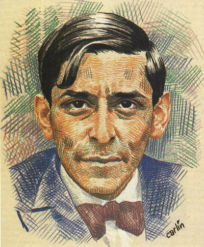Retrato de José Carlos Mariátegui, por Carlos Tovar (Carlín)
