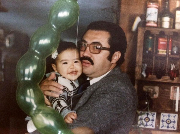 Papá y yo. México, 1986