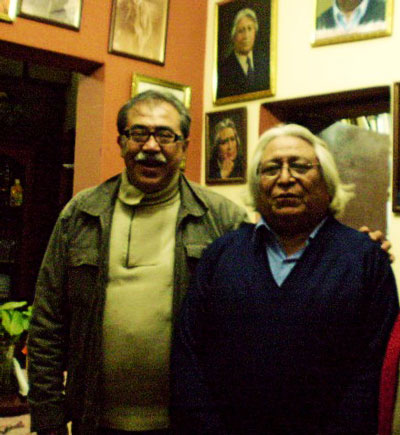 Ricardo Melgar y José Luis Ayala, Lima, 2011