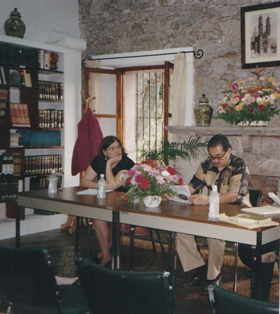 Alexandra Pita y Ricardo Melgar, principios del 2000