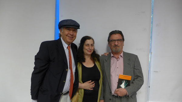 Ricardo Melgar, Martha Delfín y Hugo Sáez