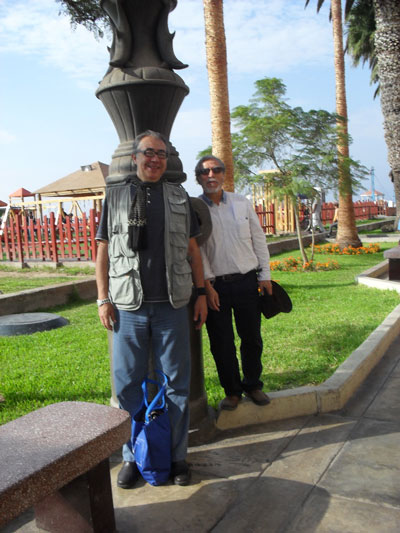 Ricardo Melgar y Juan José Miranda, Lima, 2014