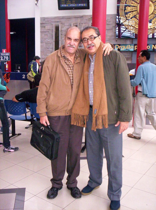 Edmundo Panay y Ricardo Melgar, Lima, 18 de septiembre de 2013