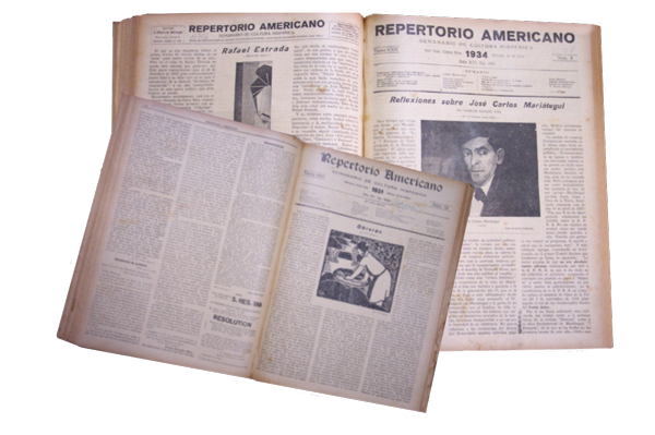Dos números de Repertorio Americano 1931 núm. 532 y 1934 núm. 690
